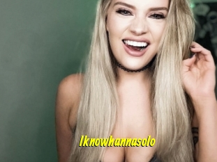 Iknowhannasolo